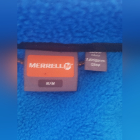 Merrell Coastal Blue Fleece Wind Jacket!!! - Picture 13 of 16
